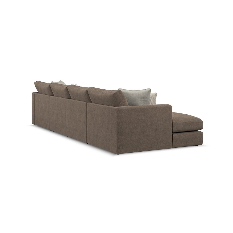 Elston Modular 4 Seater U-Shape Chaise Sofa in Penny Burrow Fabric - Group 17 3