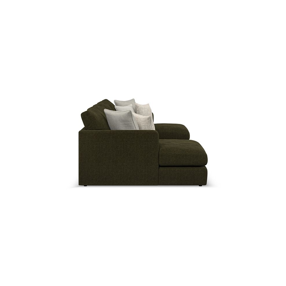 Elston Modular 4 Seater U-Shape Chaise Sofa in Penny Forest Fabric - Group 17 4