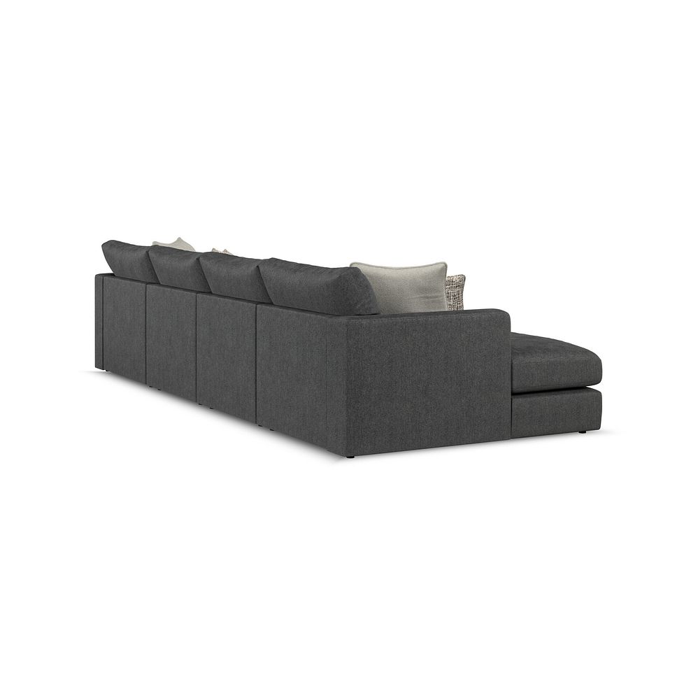 Elston Modular 4 Seater U-Shape Chaise Sofa in Penny Whisp Fabric - Group 17 3