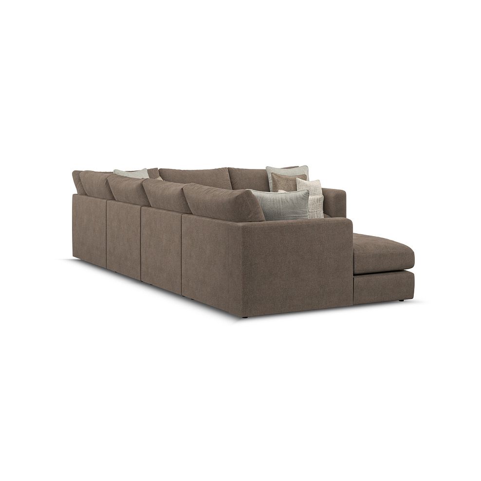 Elston Modular 6 Seater Left Hand Corner Sofa with Chaise in Penny Burrow Fabric - Group 18 3