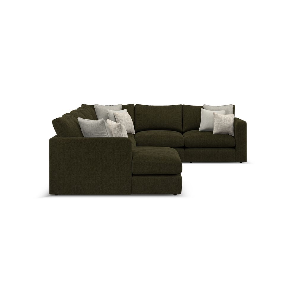 Elston Modular 6 Seater Left Hand Corner Sofa with Chaise in Penny Forest Fabric - Group 18 4