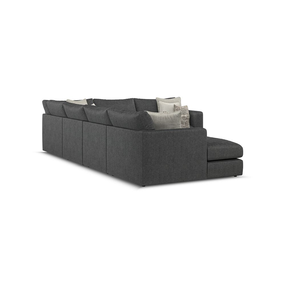 Elston Modular 6 Seater Left Hand Corner Sofa with Chaise in Penny Whisp Fabric - Group 18 3