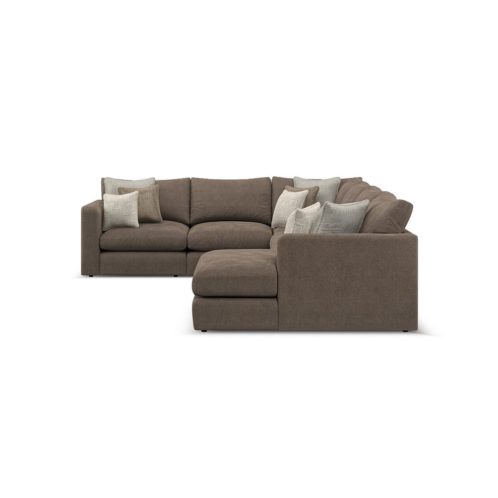 Elston Modular 6 Seater Right Hand Corner Sofa with Chaise in Penny Burrow Fabric - Group 19 4