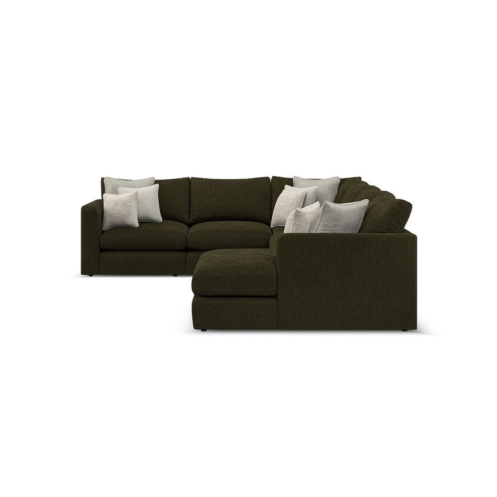 Elston Modular 6 Seater Right Hand Corner Sofa with Chaise in Penny Forest Fabric - Group 19 4