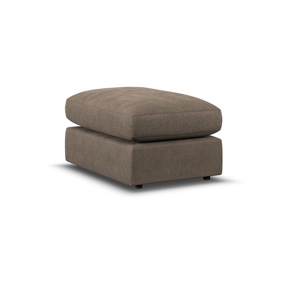Elston Small Fender Footstool in Penny Burrow Fabric 3