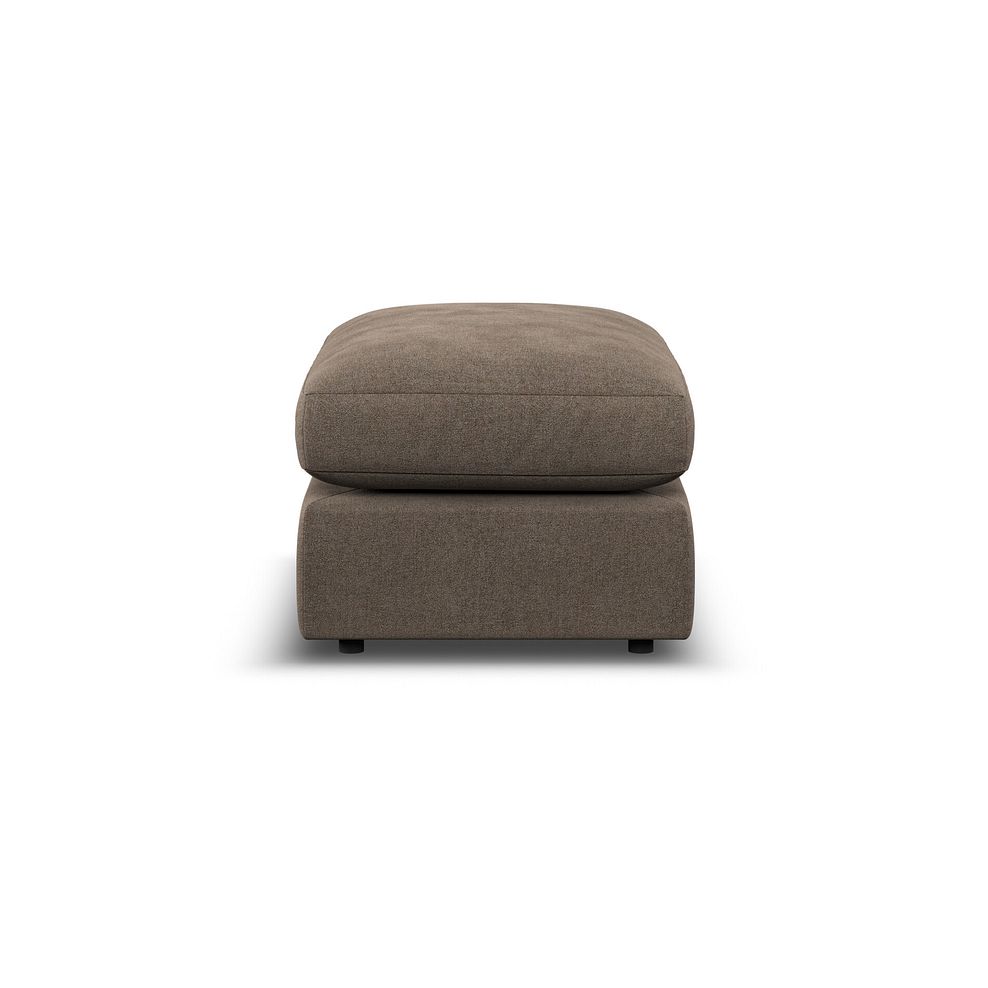 Elston Small Fender Footstool in Penny Burrow Fabric 4