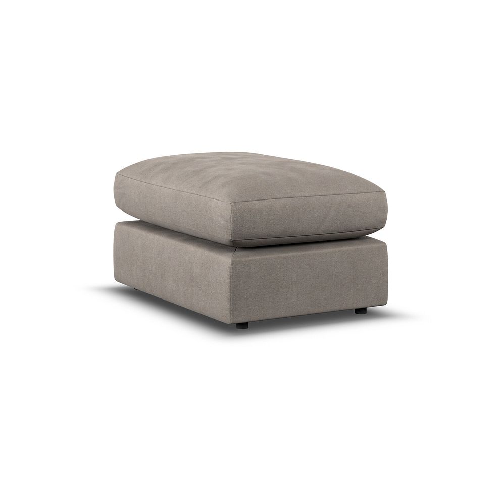 Elston Small Fender Footstool in Penny Clay Fabric 3
