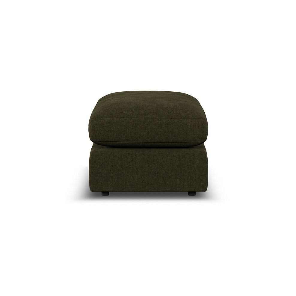 Elston Small Fender Footstool in Penny Forest Fabric 4
