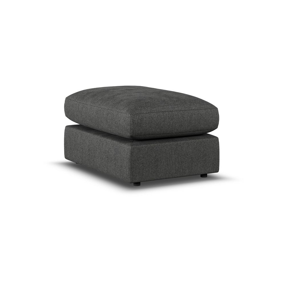 Elston Small Fender Footstool in Penny Whisp Fabric 3