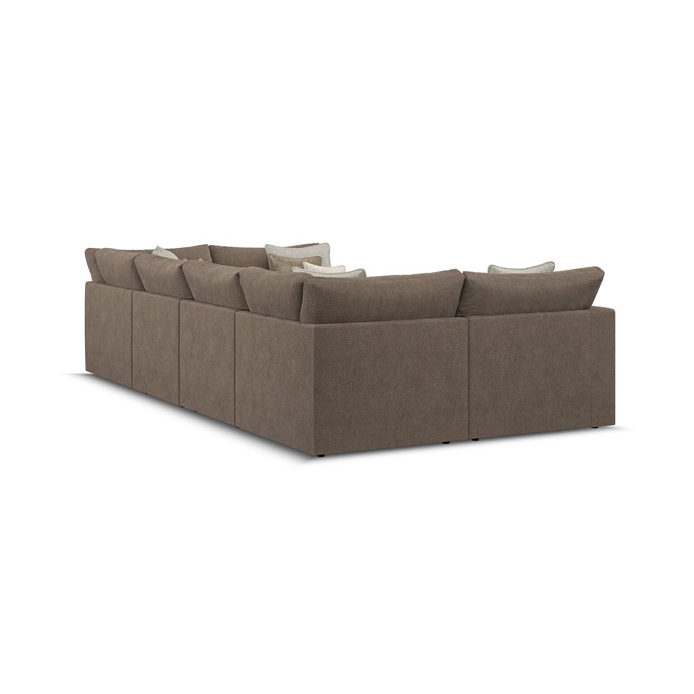 Elston Small U-Shape Modular Corner Sofa in Penny Burrow Fabric - Group 10 3