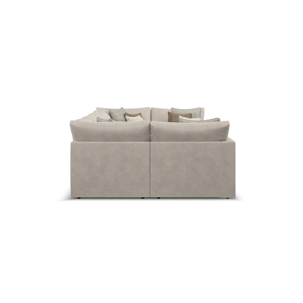 Elston Small U-Shape Modular Corner Sofa in Penny Dove Fabric - Group 10 4