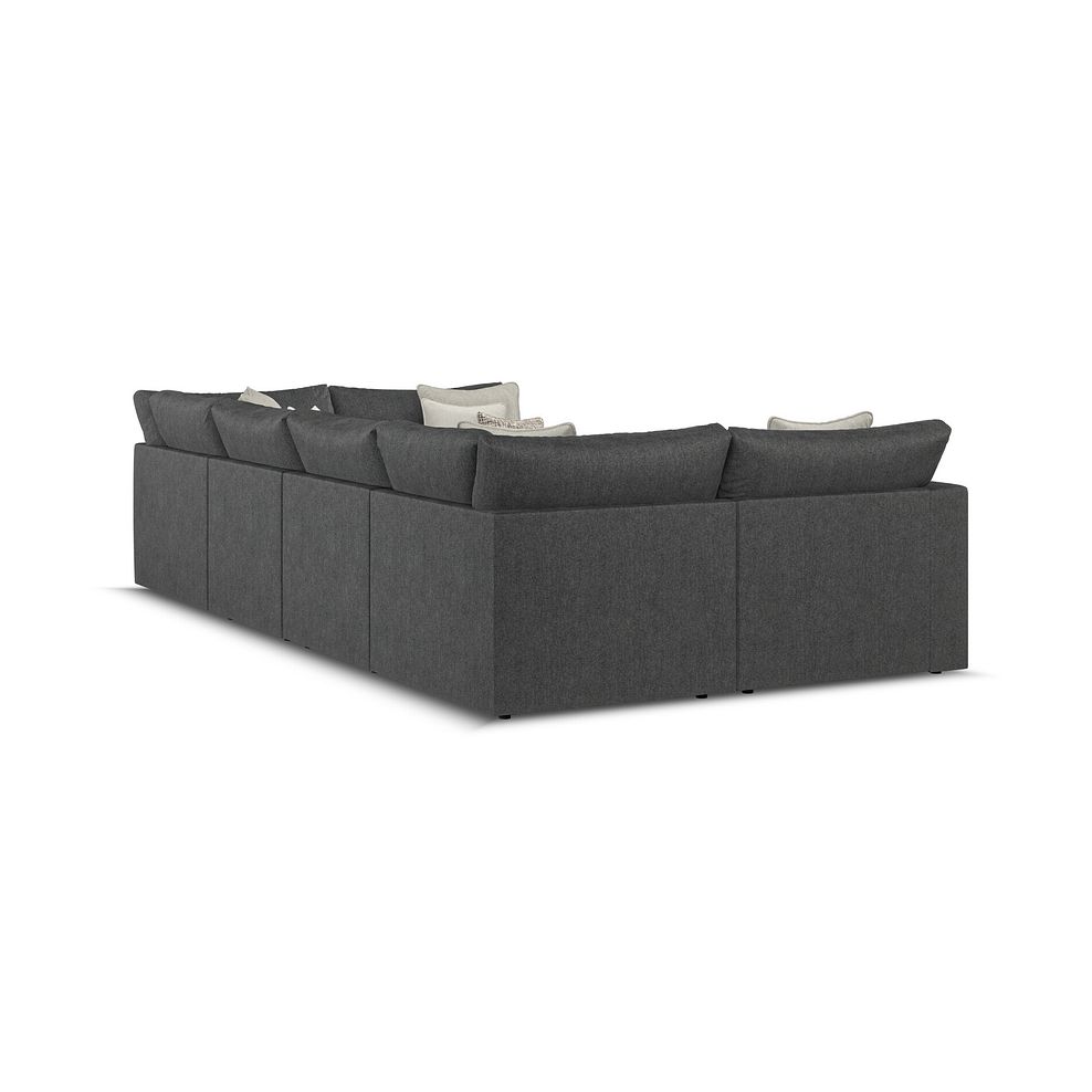 Elston Small U-Shape Modular Corner Sofa in Penny Whisp Fabric - Group 10 3