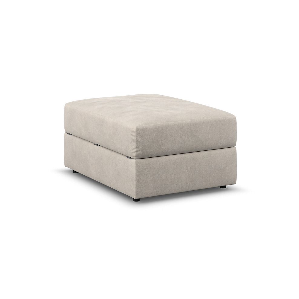 Elston Storage Footstool in Penny Dove Fabric 3