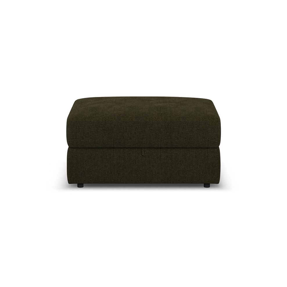 Elston Storage Footstool in Penny Forest Fabric 1