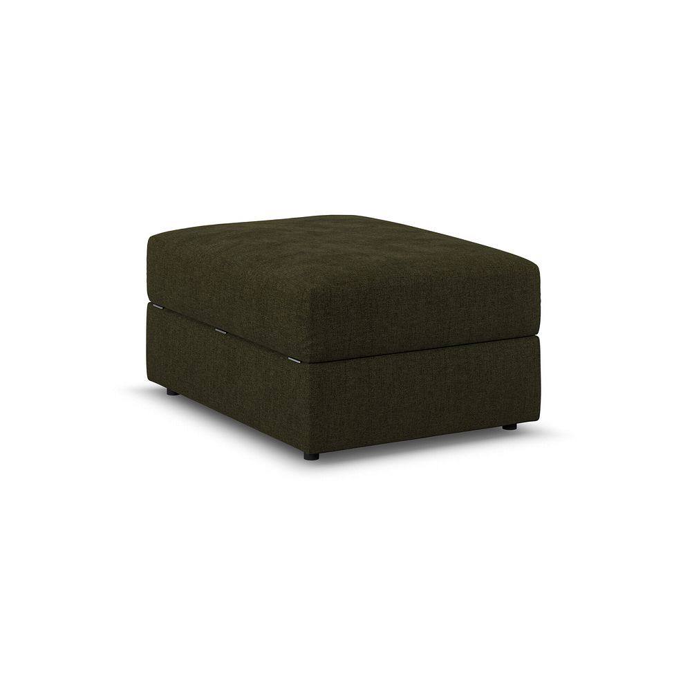 Elston Storage Footstool in Penny Forest Fabric 2