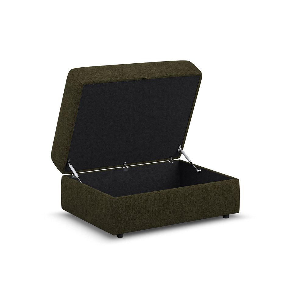 Elston Storage Footstool in Penny Forest Fabric 3
