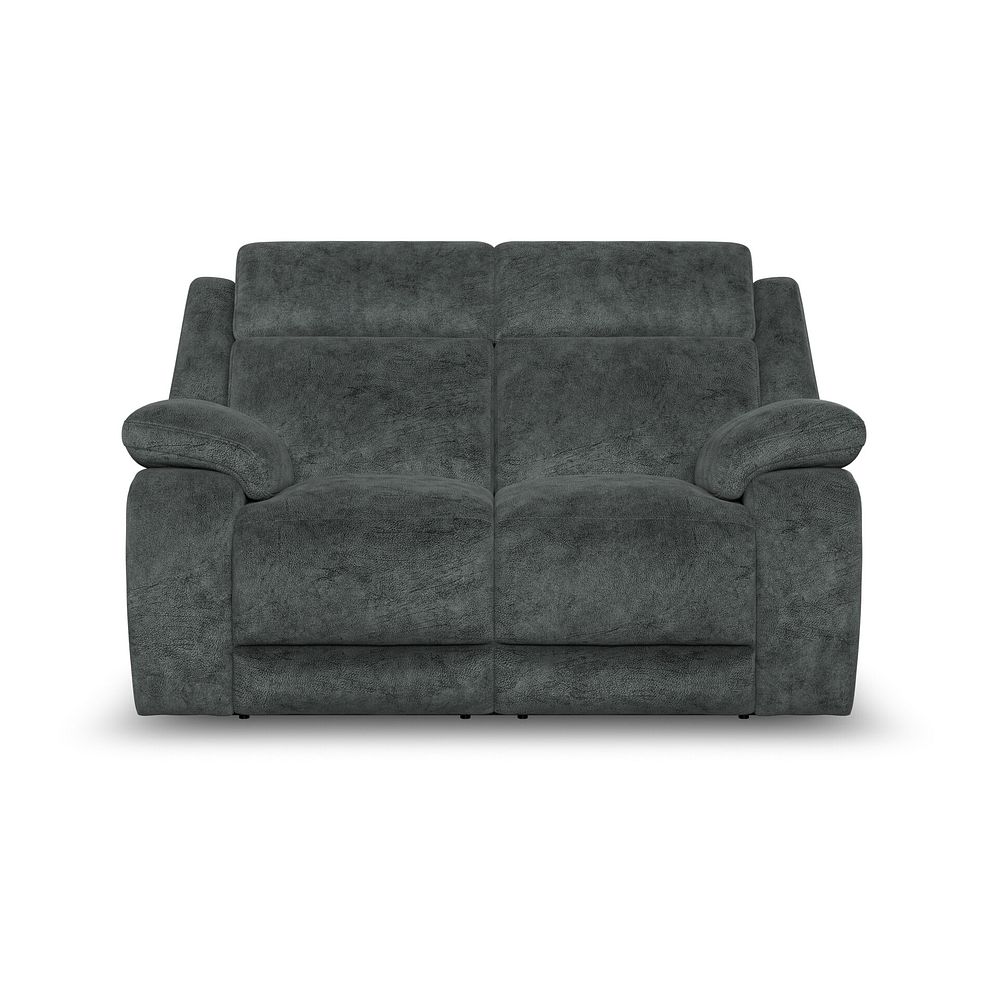 Emerson 2 Seater Electric Recliner Sofa in Dapple Grey Fabric 5