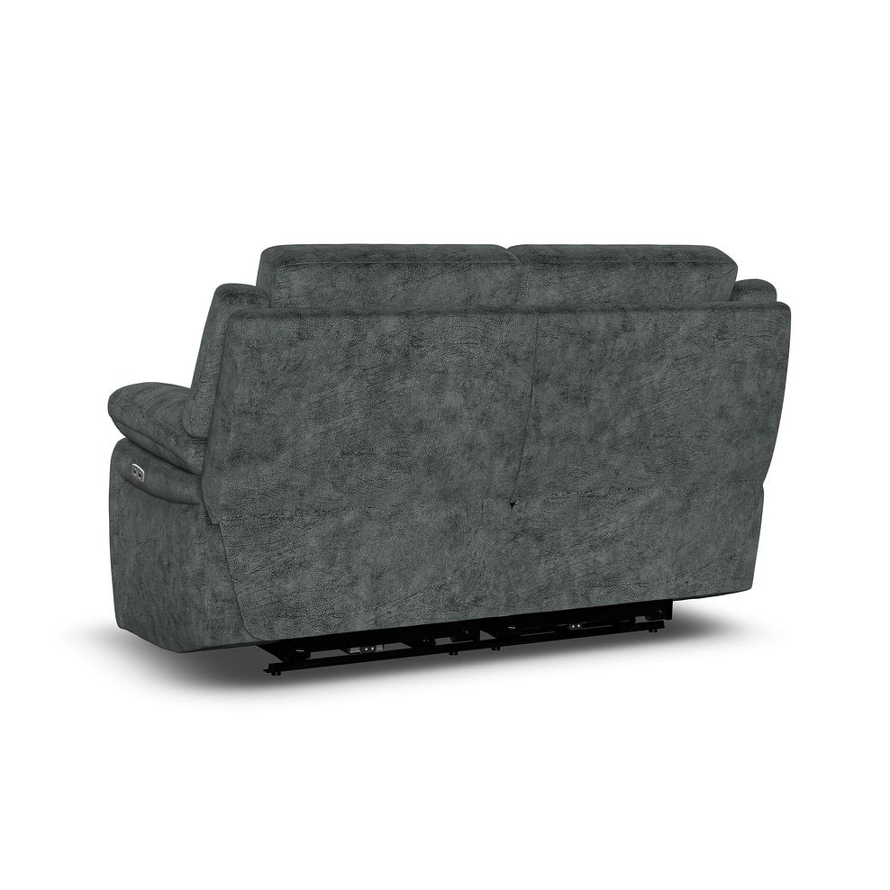 Emerson 2 Seater Electric Recliner Sofa in Dapple Grey Fabric 6
