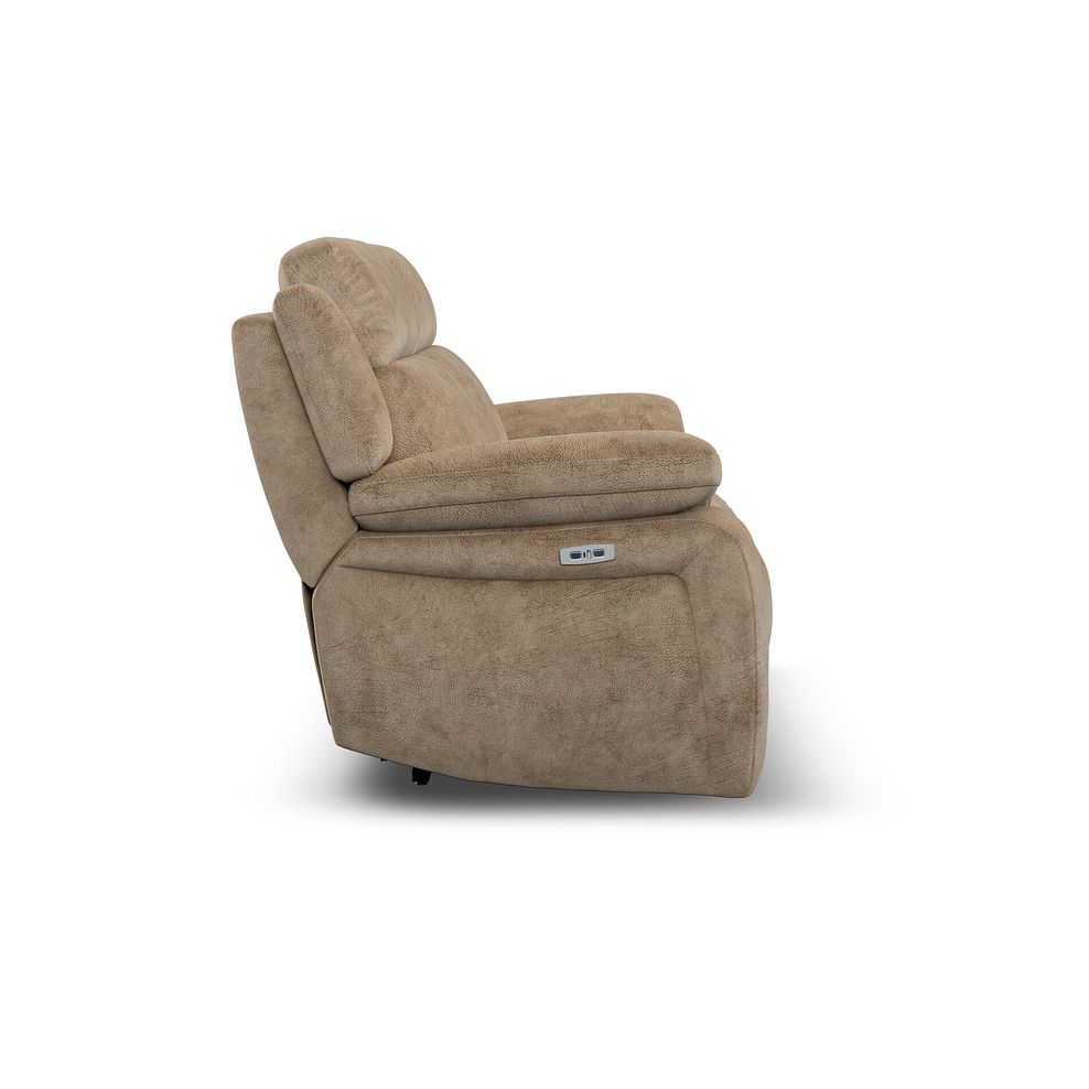 Emerson 2 Seater Electric Recliner Sofa in Dapple Taupe Fabric 7