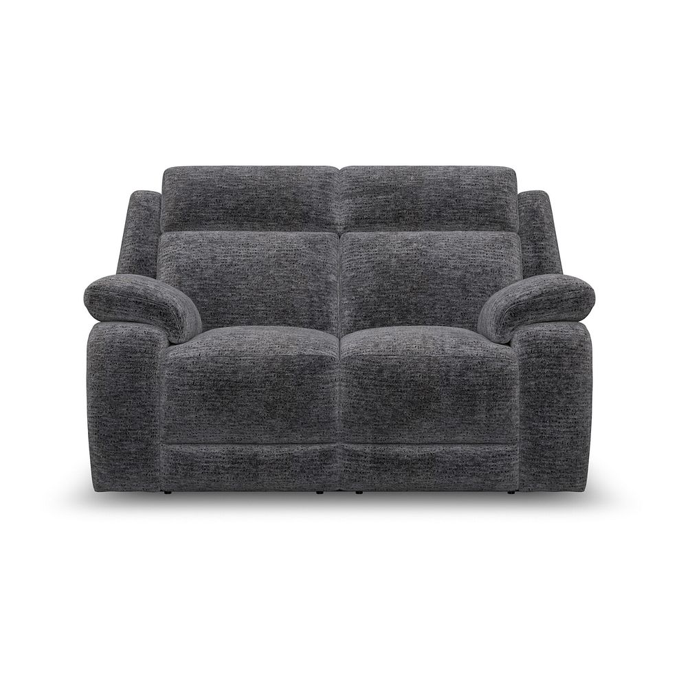Emerson 2 Seater Electric Recliner Sofa in Luxe Charcoal Fabric 5
