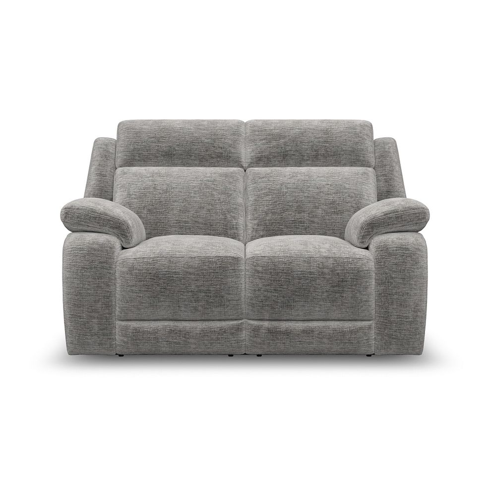 Emerson 2 Seater Electric Recliner Sofa in Luxe Grey Fabric 5