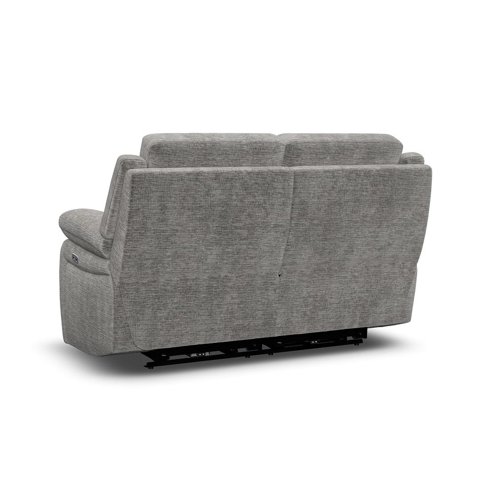 Emerson 2 Seater Electric Recliner Sofa in Luxe Grey Fabric 6