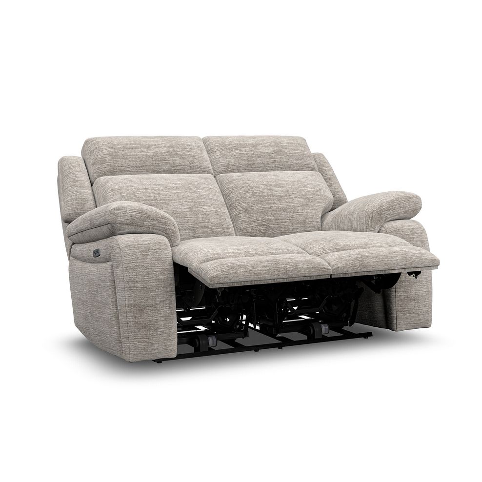 Emerson 2 Seater Electric Recliner Sofa in Luxe Natural Fabric 4