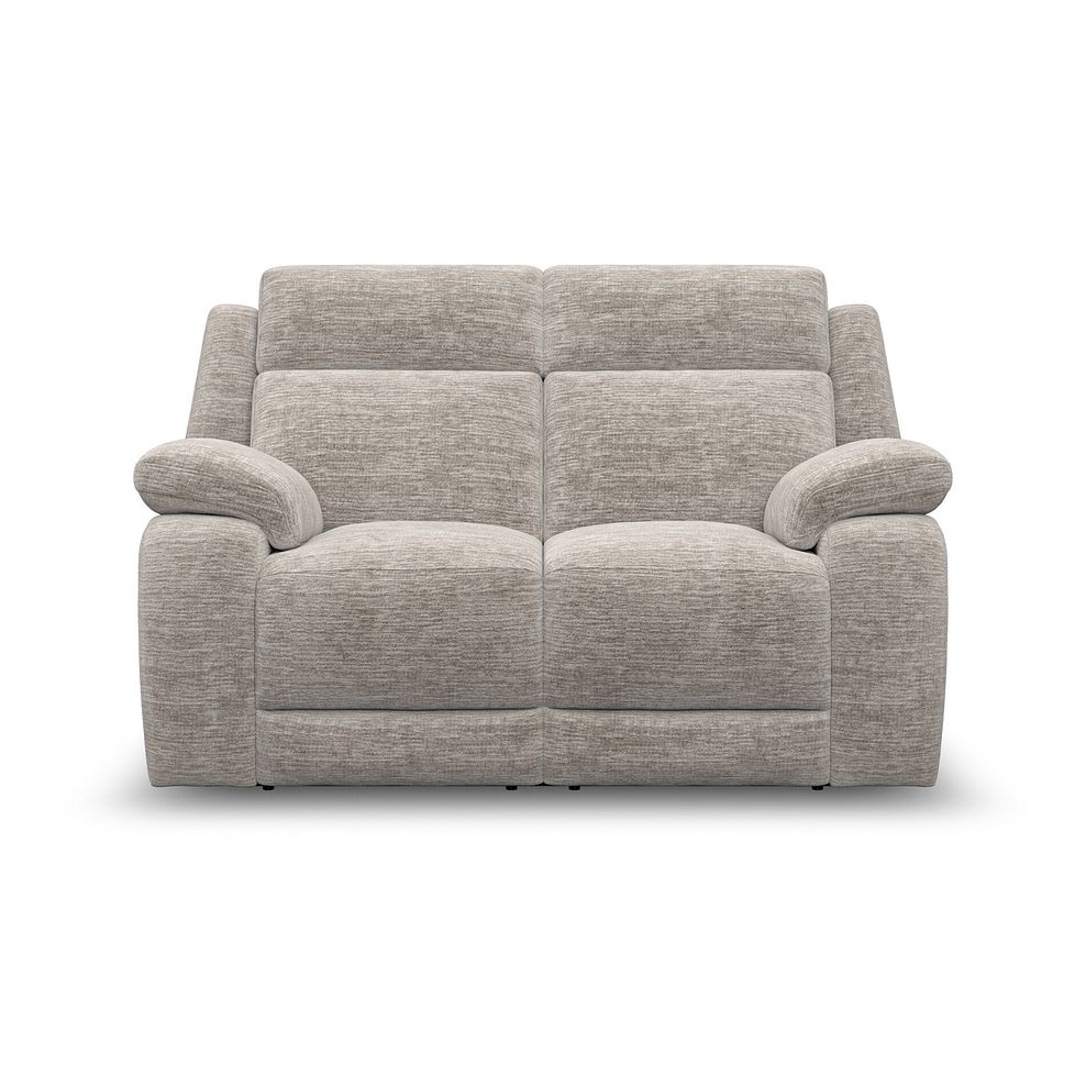 Emerson 2 Seater Electric Recliner Sofa in Luxe Natural Fabric 5