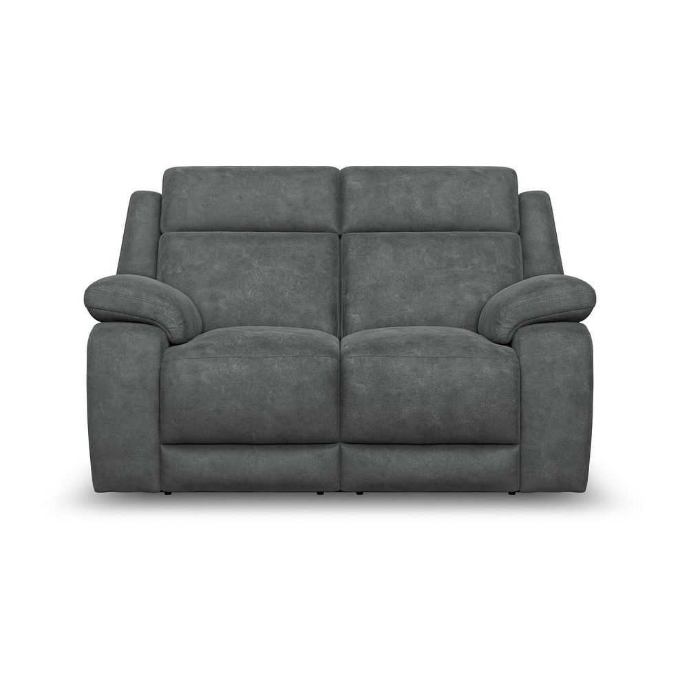 Emerson 2 Seater Electric Recliner Sofa in Miller Grey Fabric 5