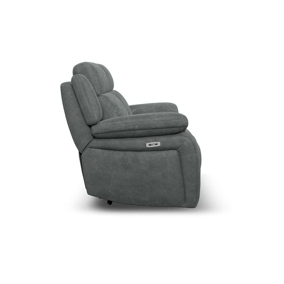 Emerson 2 Seater Electric Recliner Sofa in Miller Grey Fabric 7