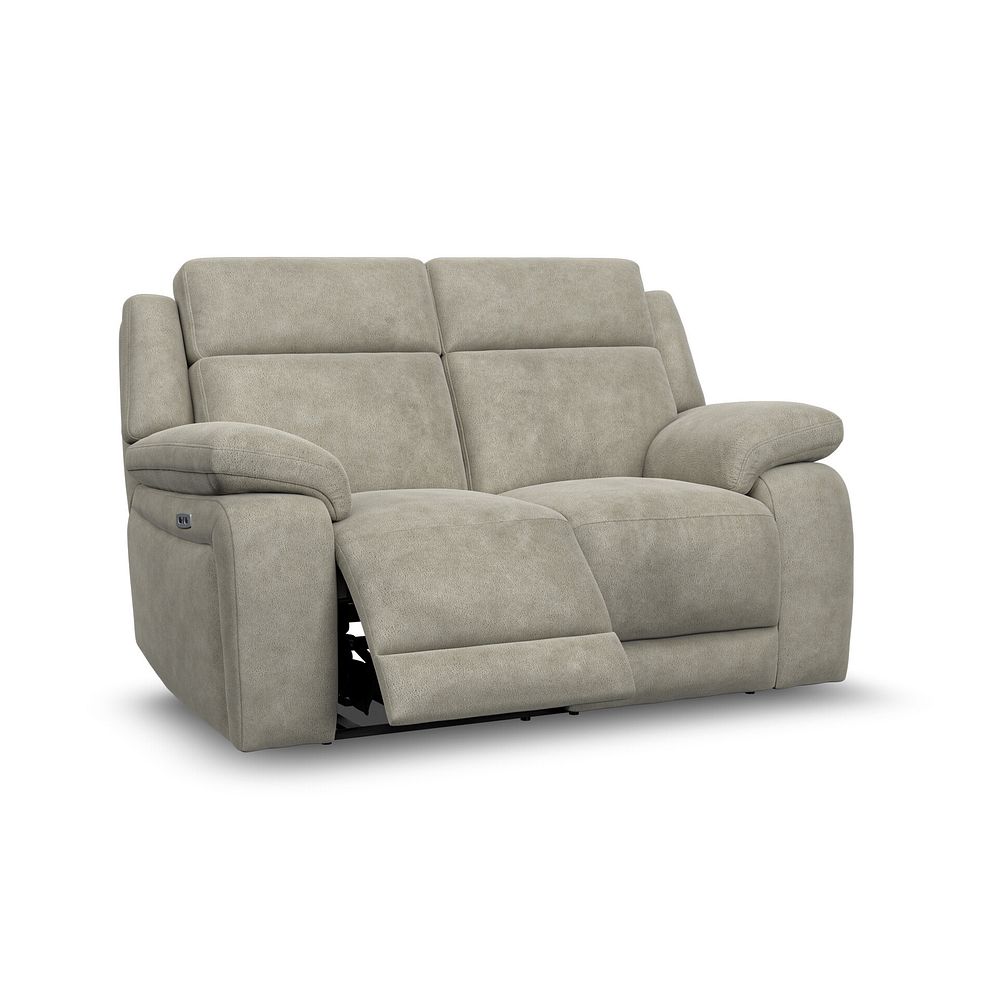 Emerson 2 Seater Electric Recliner Sofa in Miller Taupe Fabric 2