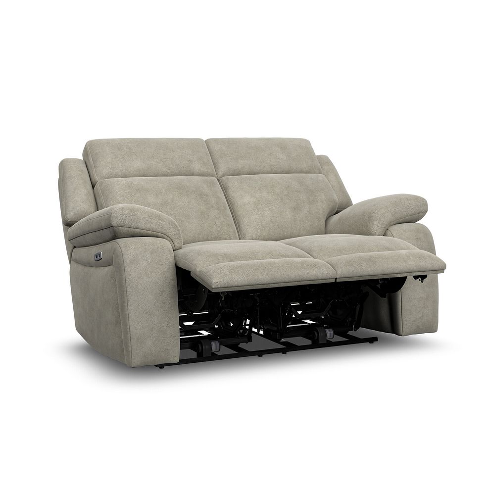 Emerson 2 Seater Electric Recliner Sofa in Miller Taupe Fabric 4