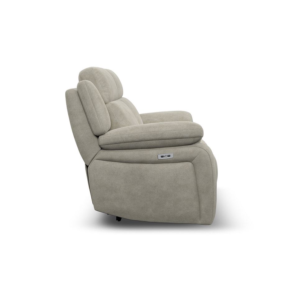 Emerson 2 Seater Electric Recliner Sofa in Miller Taupe Fabric 7