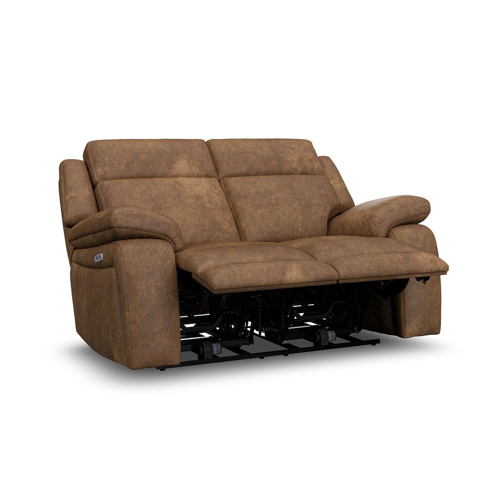Emerson 2 Seater Electric Recliner Sofa in Ranch Brown Fabric 4