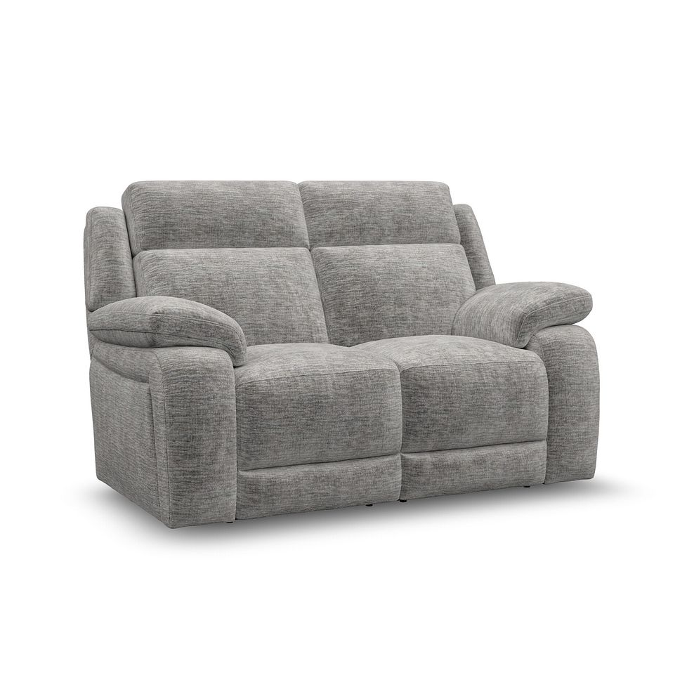 Emerson 2 Seater Sofa in Luxe Grey Fabric 1