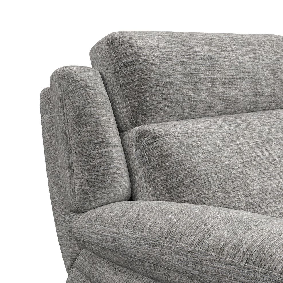 Emerson 2 Seater Sofa in Luxe Grey Fabric 7