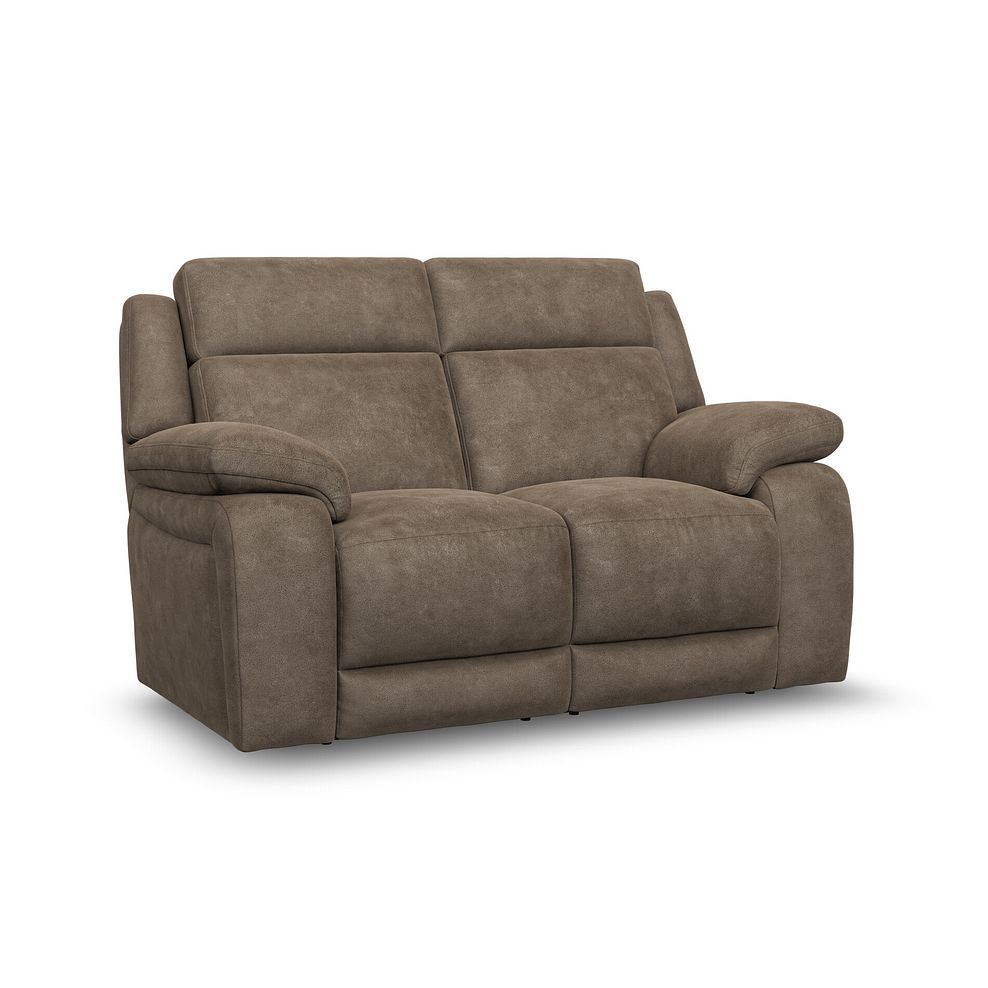 Emerson 2 Seater Sofa in Miller Earth Brown Fabric 1