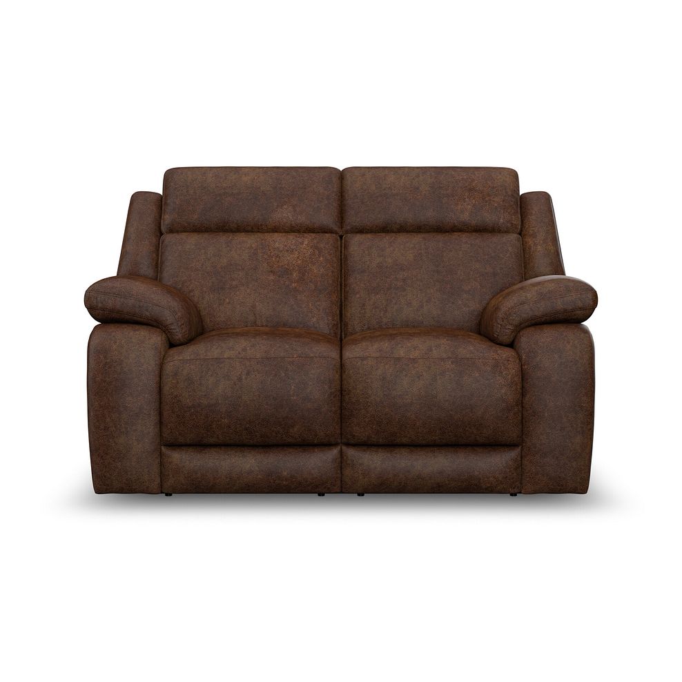 Emerson 2 Seater Sofa in Ranch Dark Brown Fabric 2