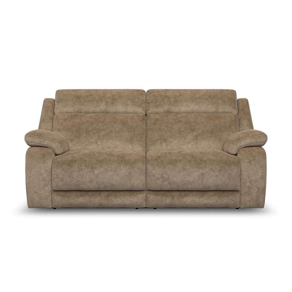 Emerson 3 Seater Electric Recliner Sofa in Dapple Taupe Fabric 5