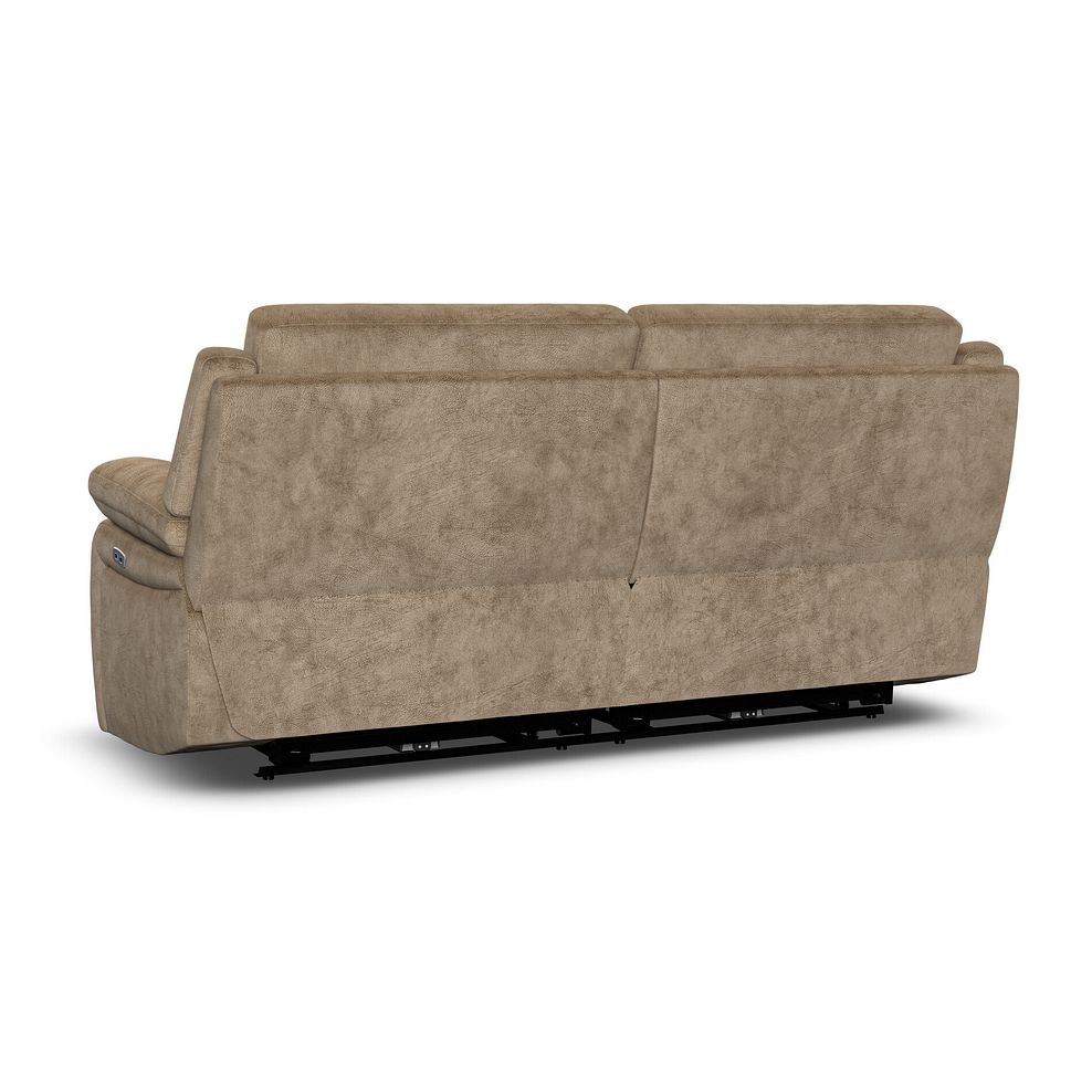 Emerson 3 Seater Electric Recliner Sofa in Dapple Taupe Fabric 6