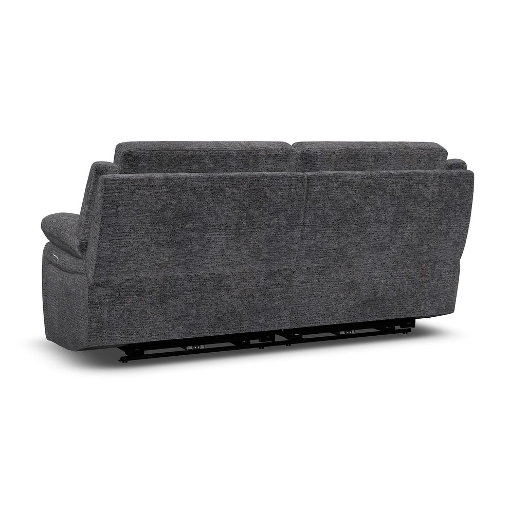 Emerson 3 Seater Electric Recliner Sofa in Luxe Charcoal Fabric 6