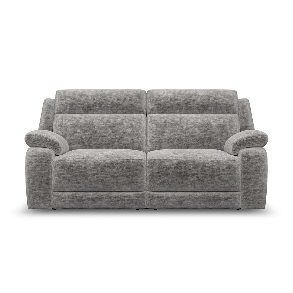 Emerson 3 Seater Electric Recliner Sofa in Luxe Grey Fabric 5