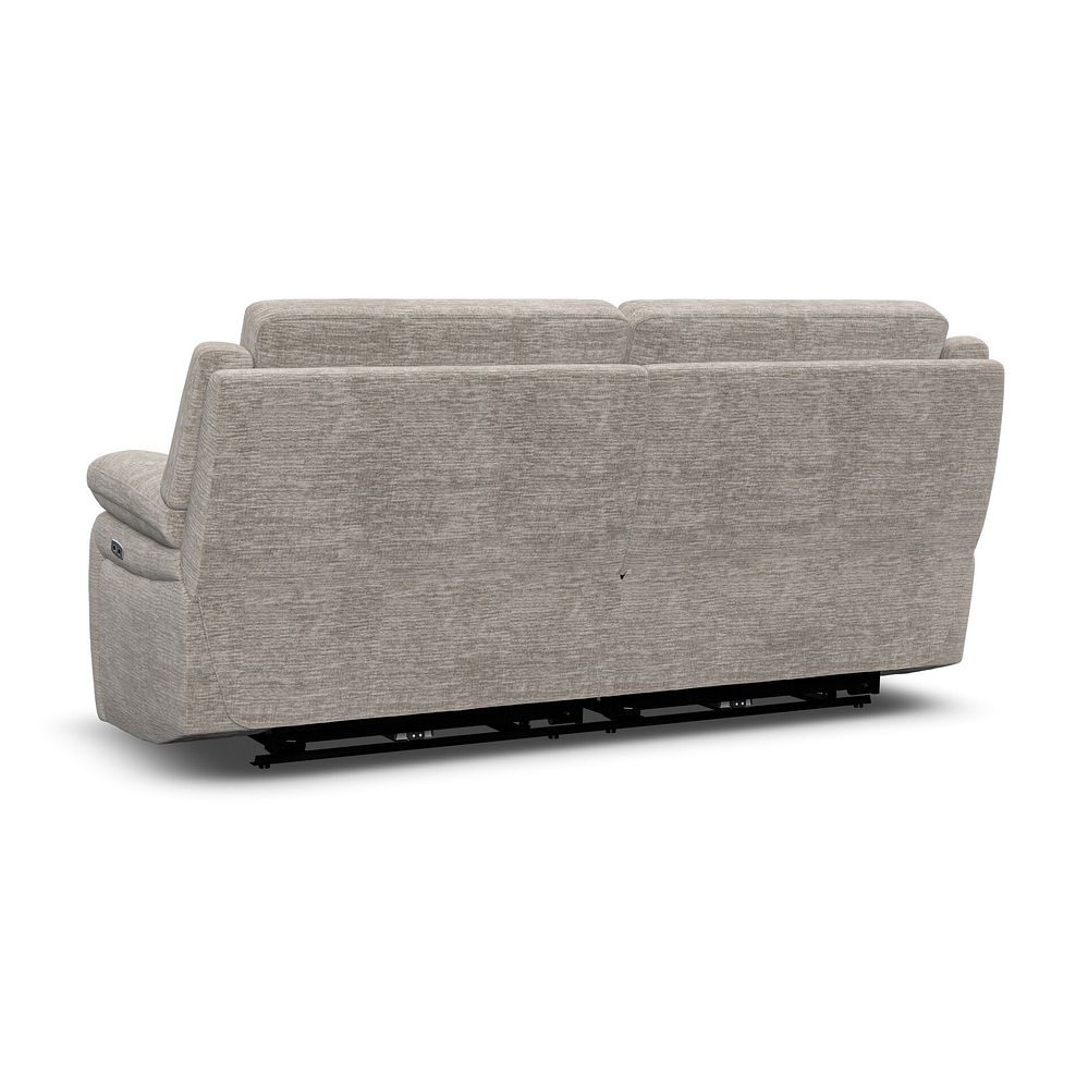 Emerson 3 Seater Electric Recliner Sofa in Luxe Natural Fabric 12