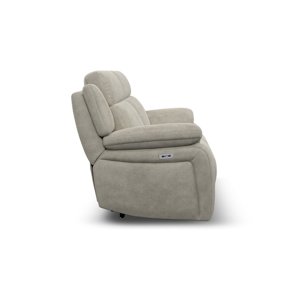 Emerson 3 Seater Electric Recliner Sofa in Miller Taupe Fabric 7