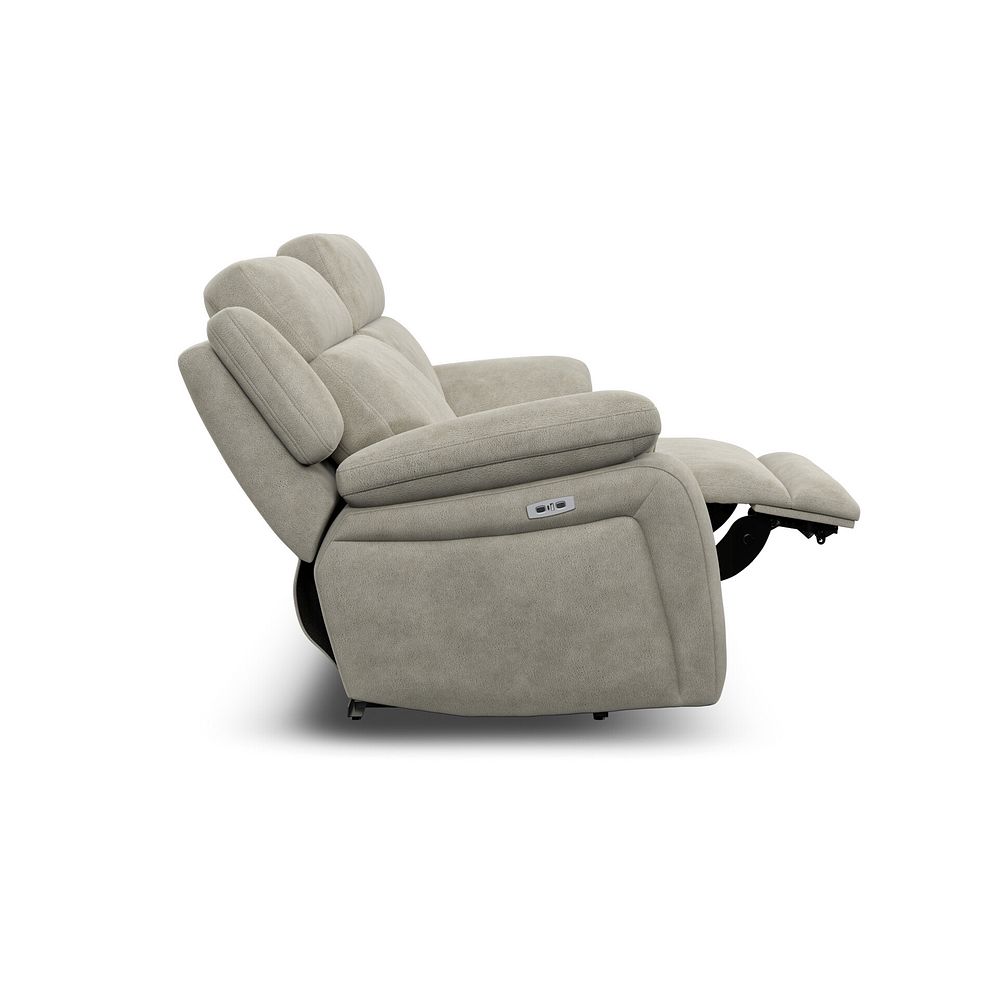 Emerson 3 Seater Electric Recliner Sofa in Miller Taupe Fabric 8