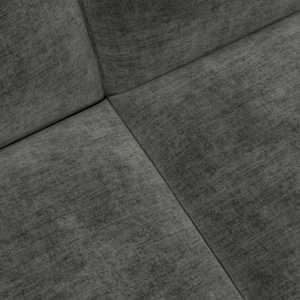 Emerson 3 Seater Electric Recliner Sofa in Plush Charcoal Fabric 13