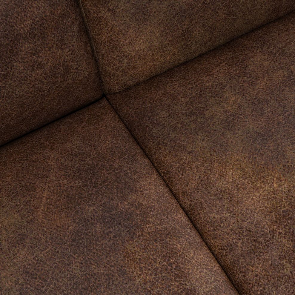 Emerson 3 Seater Electric Recliner Sofa in Ranch Dark Brown Fabric 13