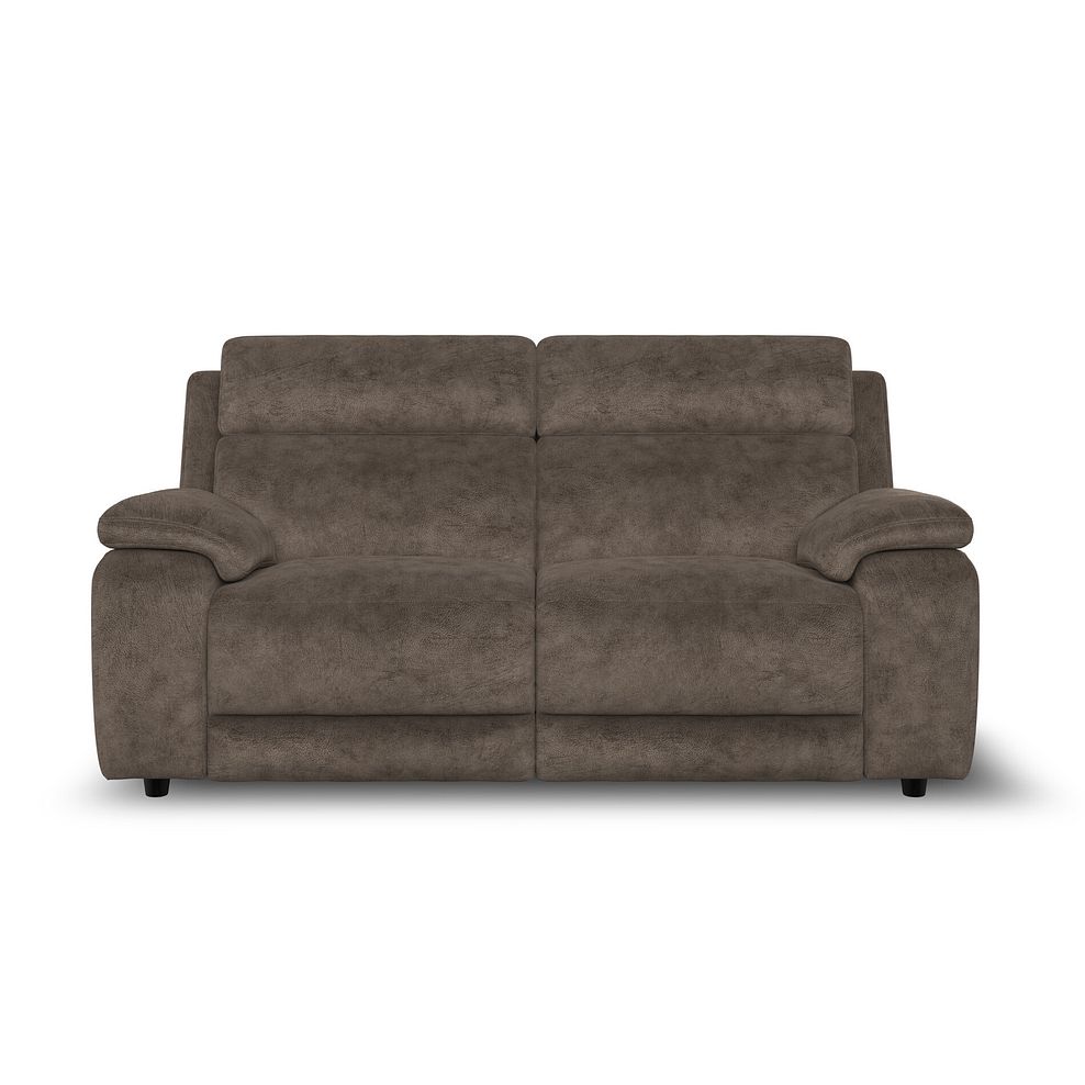 Emerson 3 Seater Sofa Bed in Dapple Chocolate Fabric 4