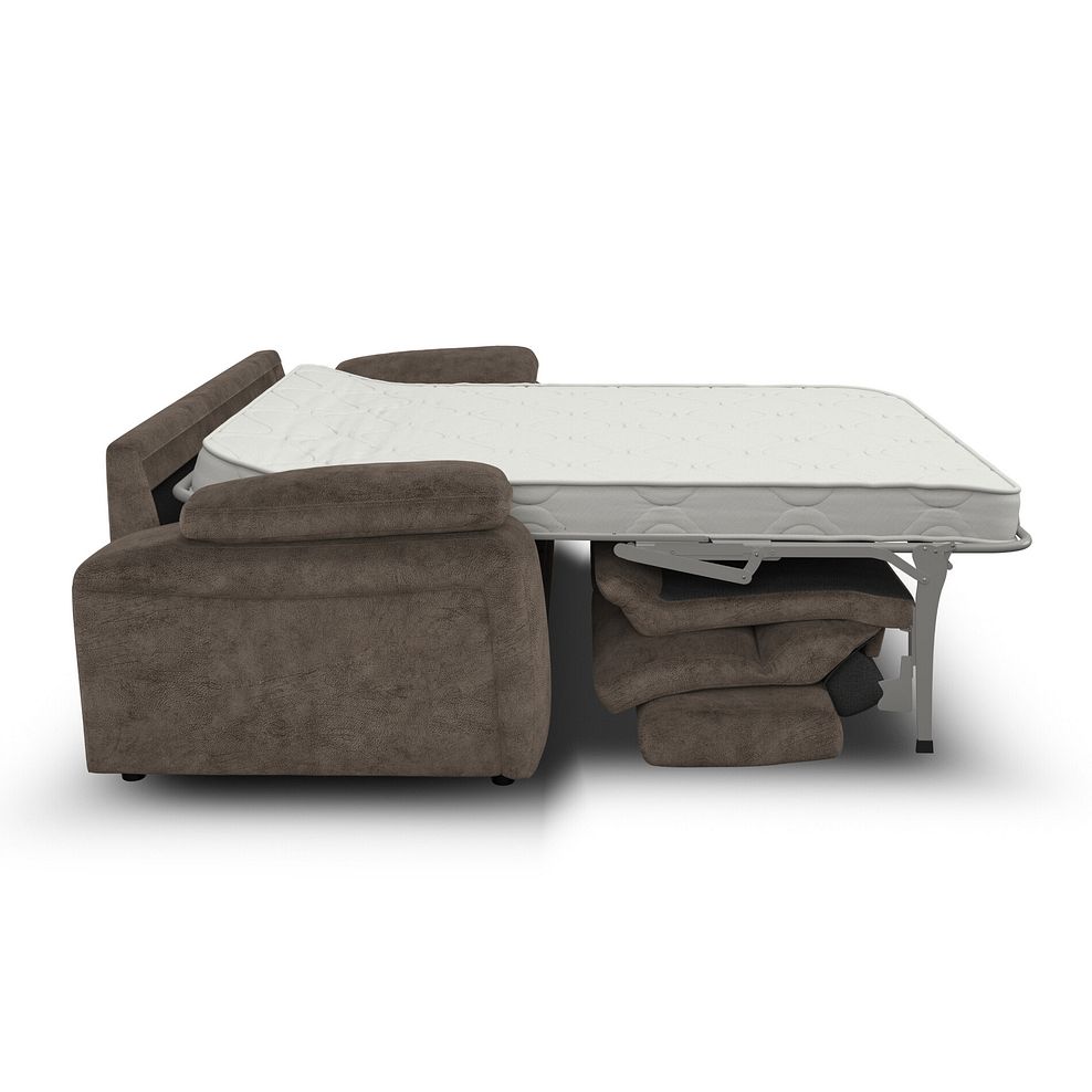 Emerson 3 Seater Sofa Bed in Dapple Chocolate Fabric 6