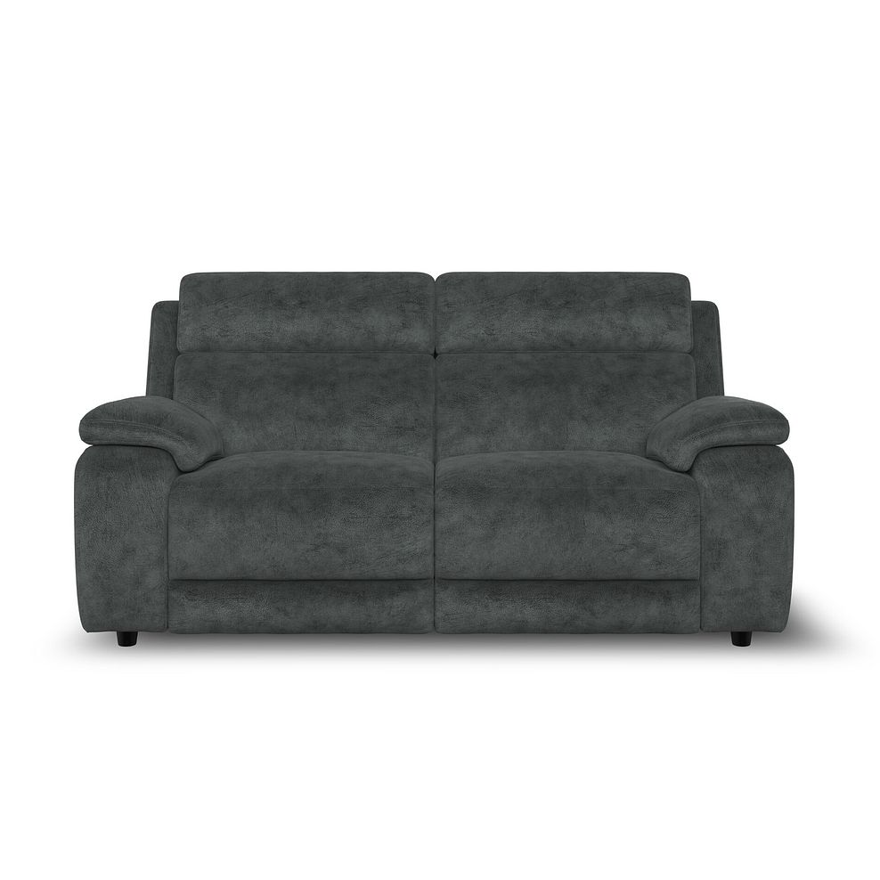 Emerson 3 Seater Sofa Bed in Dapple Grey Fabric 4